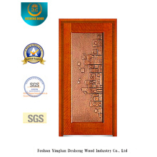 Goldene Sicherheit Stahltür mit Iron Art (b-8003)